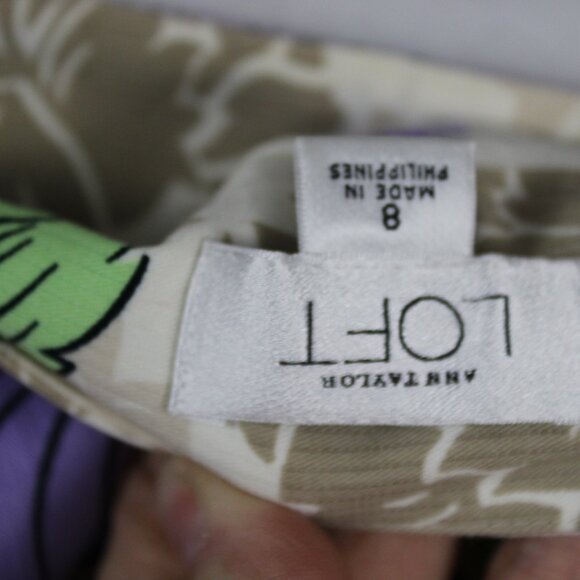 LOFT BY ANNE TAYLOR FLORAL MINI SKIRT - Picture 4 of 6